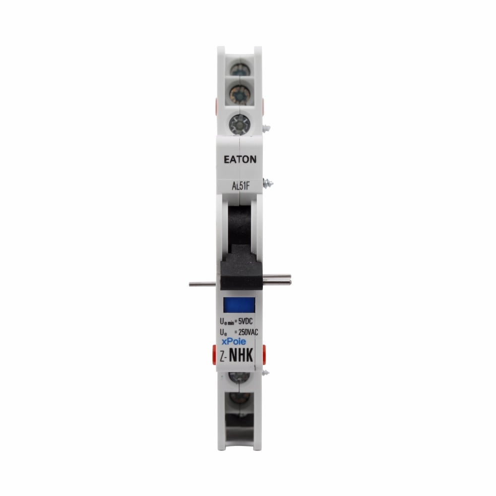 Eaton FAZ auxiliary contact,Miniature circuit breaker accessory - MCB auxiliary/trip indicating contact,Used with Miniature Circuit Breakers