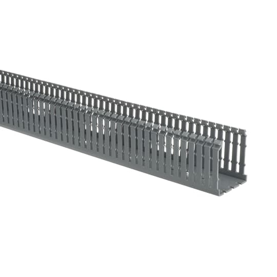 Wiring Duct Narrow Slot, 2.5 Inches x 3 Inches, Gray PVC