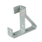 Bracket, Wall, Length 5-27/32 Inches x Width 1-1/2 Inches x Depth 4-5/8 Inches, Steel, Supports 1-1/2 Inch or 1-5/8 Inch Channels