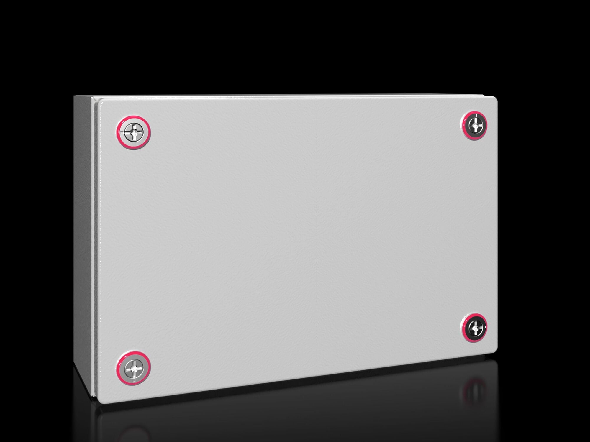 KX Terminal box, WHD: 300x200x120 mm, carbon steel, without mounting plate, with cover, without gland plate