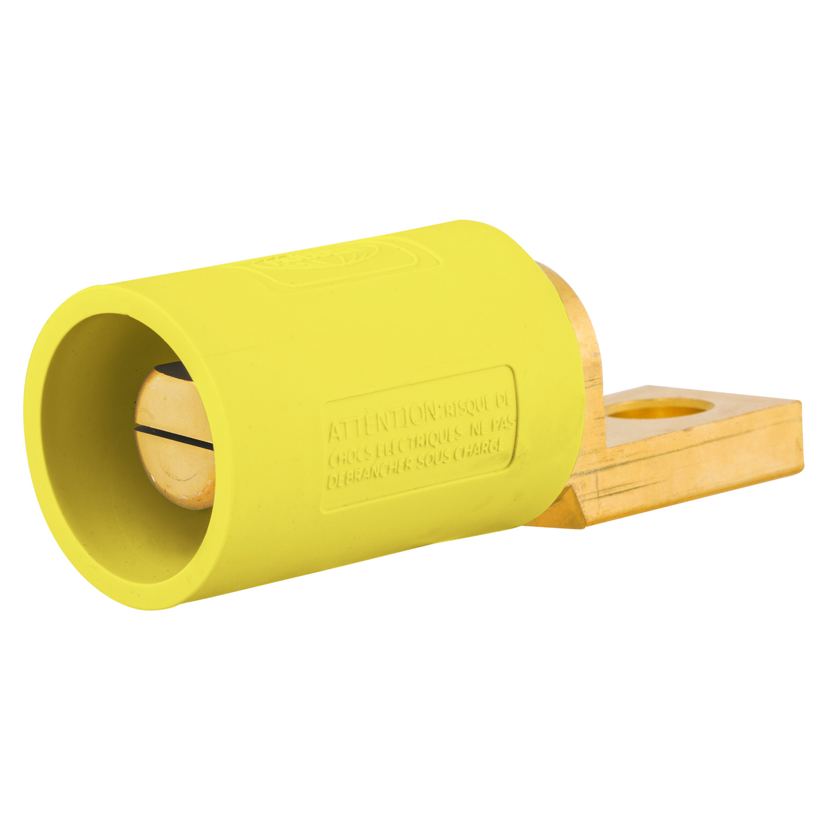 Single Pole Products, 300/400A Series,Male, Offset Stud Type, Yellow