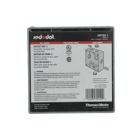 Two Gang Universal Weatherproof Box, 31 Cubic Inches, Hub Size 1/2 Inch, Silver, Aluminum, 7 Outlets (2-Sides) with 2 on Top and Bottom and 1 on Both Sides, and Back