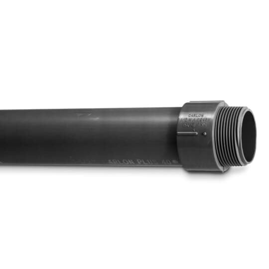Meter Riser, Size 1-1/2 Inches, Length 80 Inches, Material PVC, Color Gray, For use with Schedule 40 and 80 Conduit