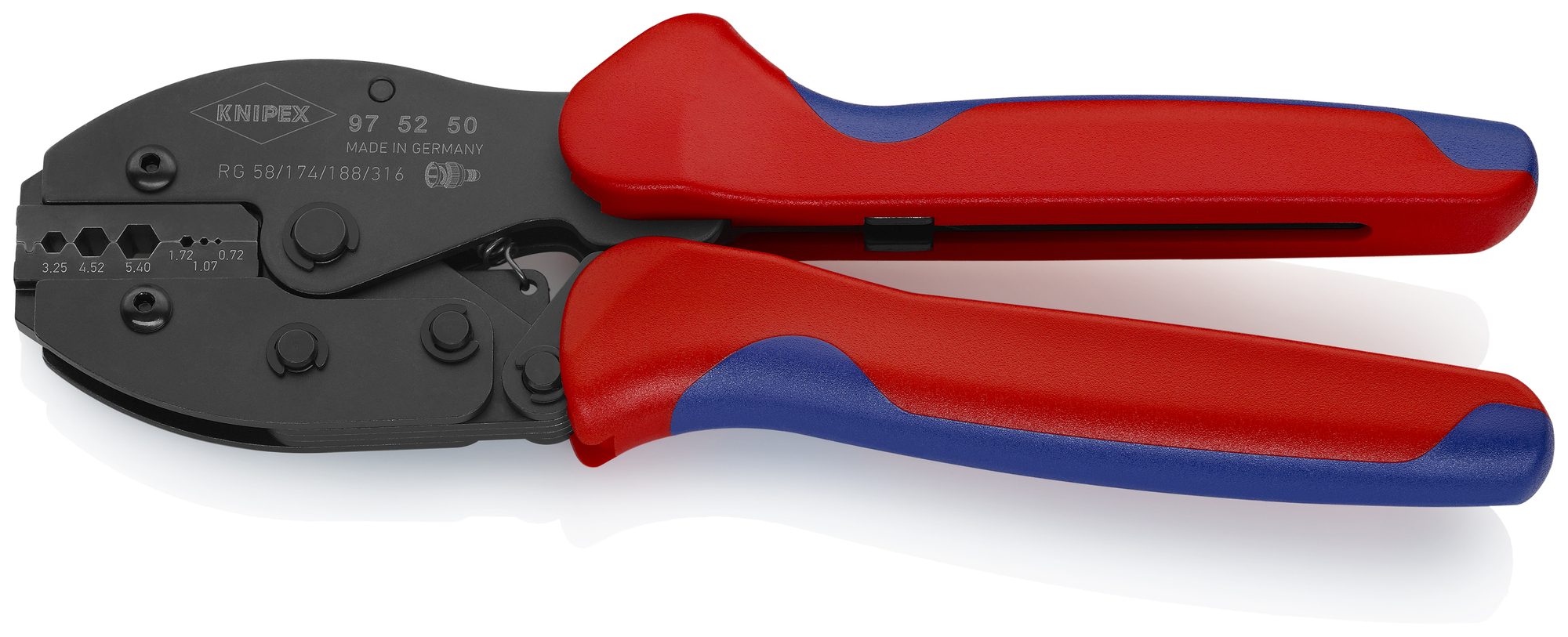 Crimping Pliers For COAX, BNC and TNC Connectors For RG58/174/188/316, 8 3/4 in.