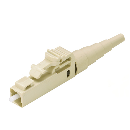 FLCSMEIY OptiCam Keyed Field Polished Fiber Optic Connector, Keyed LC Simplex Connector, OM1 Multi-Mode Fiber, 1.6 to 2 mm Jacketed, Zirconia Ceramic Ferrule