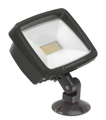 Outdoor LED Floodlights, LED, 4000K, 120-277V, Knuckle mounting, White, super durable