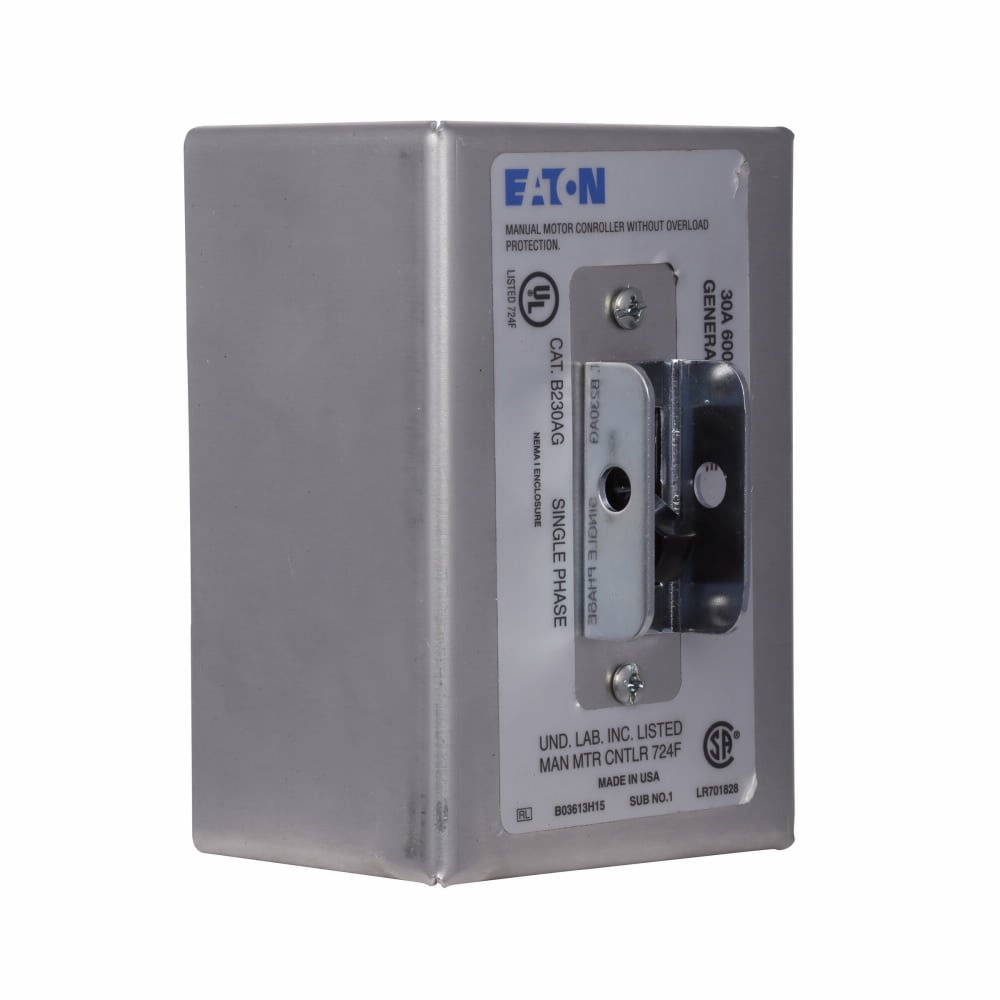 Eaton NEMA starter, Space SVG reversing starter, 1NO contacts, 120V Coil, NEMA size 1C, 4-20 A