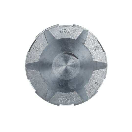 2 Inch Zinc Capoff with Thermoplastic Insulating Throat, Sealing Ring Nitrile (BUNA-N) for Use with Rigid/IMC Conduit
