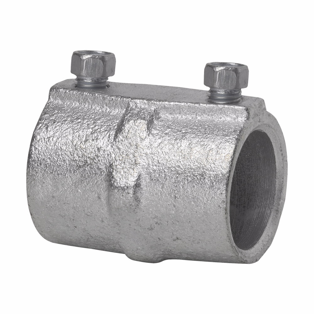 Eaton Crouse-Hinds series rigid/IMC set screw type coupling, Rigid/IMC, Malleable iron, 3/4"