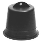 Plug with Pull Tab, Size 4 Inches, Material Polyethylene, Color Black, For use with Schedule 40 and 80 Conduit