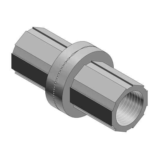 3/4 Inch Aluminum, Thru Bulkhead Fitting for Use with Rigid/IMC Conduit
