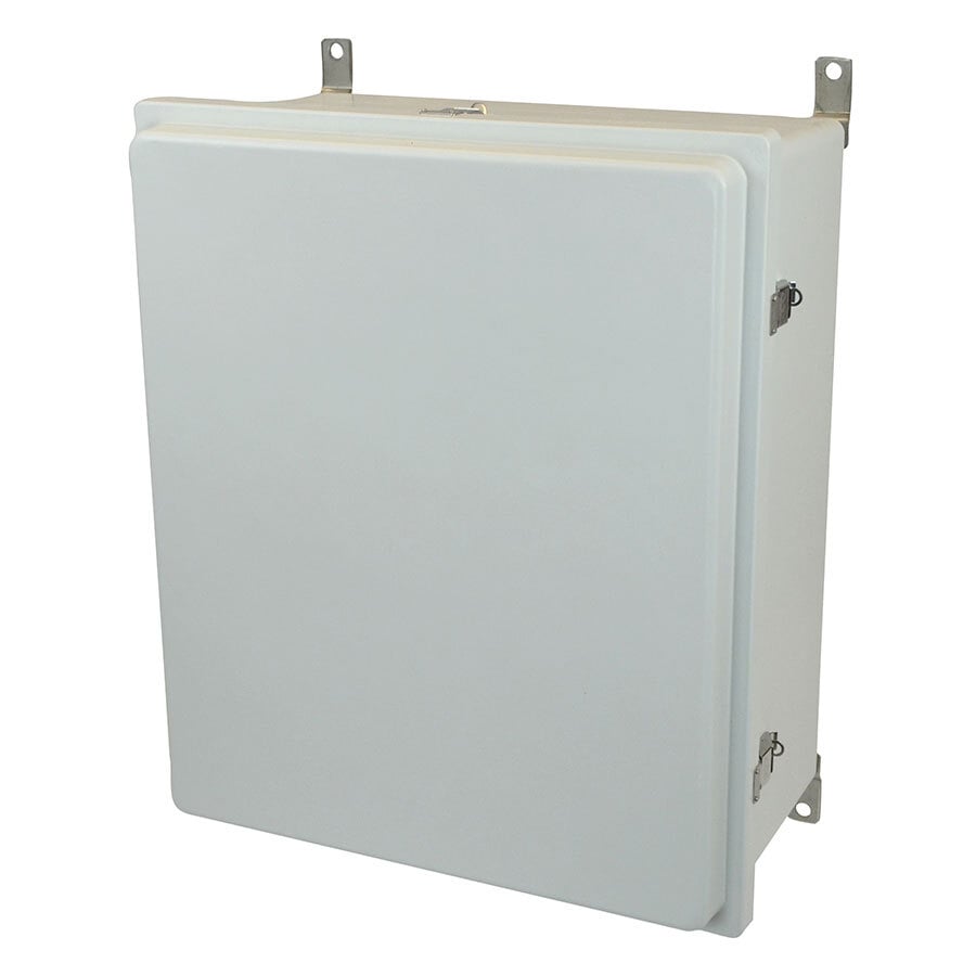 24x20x8 Nema 4X Fbrgls Encl Raised QuickRelease Latch Hinged Cvr
