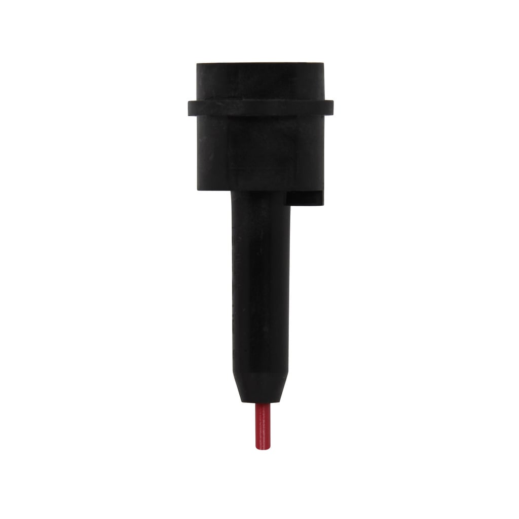 Eaton Bussmann series, in-line fuseholder, 300v, 1-10a, 10 kaic, #18 awg red insulated solid copper wire attached to lineside, used with glq fuses: glq-1, glq-1 1/2, glq-1 6/10, non indicating, single-pole