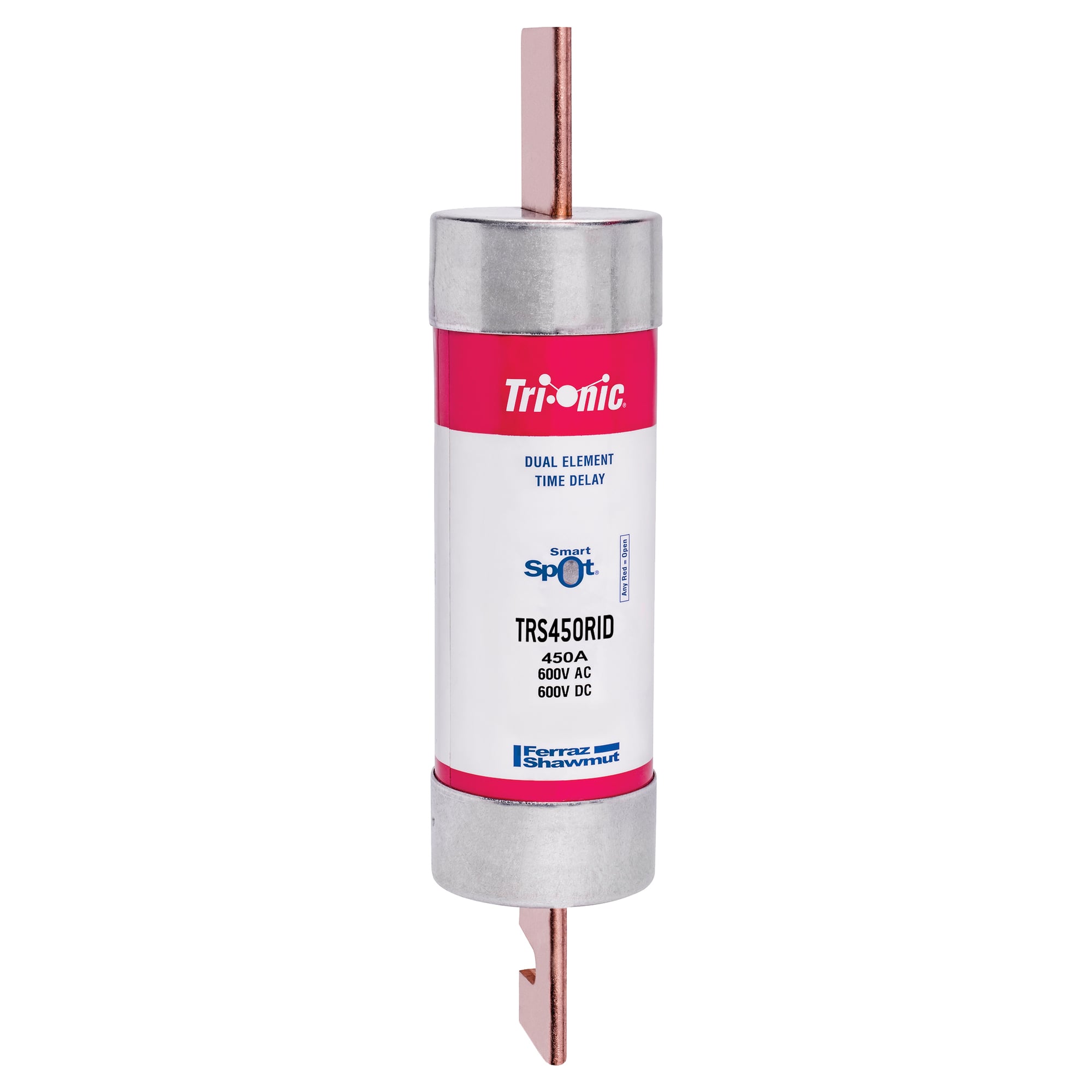 Fuse TRS-R - Class RK5 - Time-Delay 600VAC 600VDC 450A Blade SmartSpot
