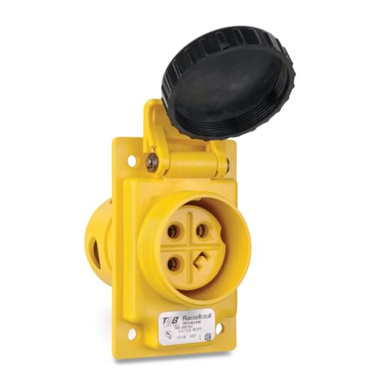 DuraGard 50 Amp, Watertight, Female Receptacle- 250V