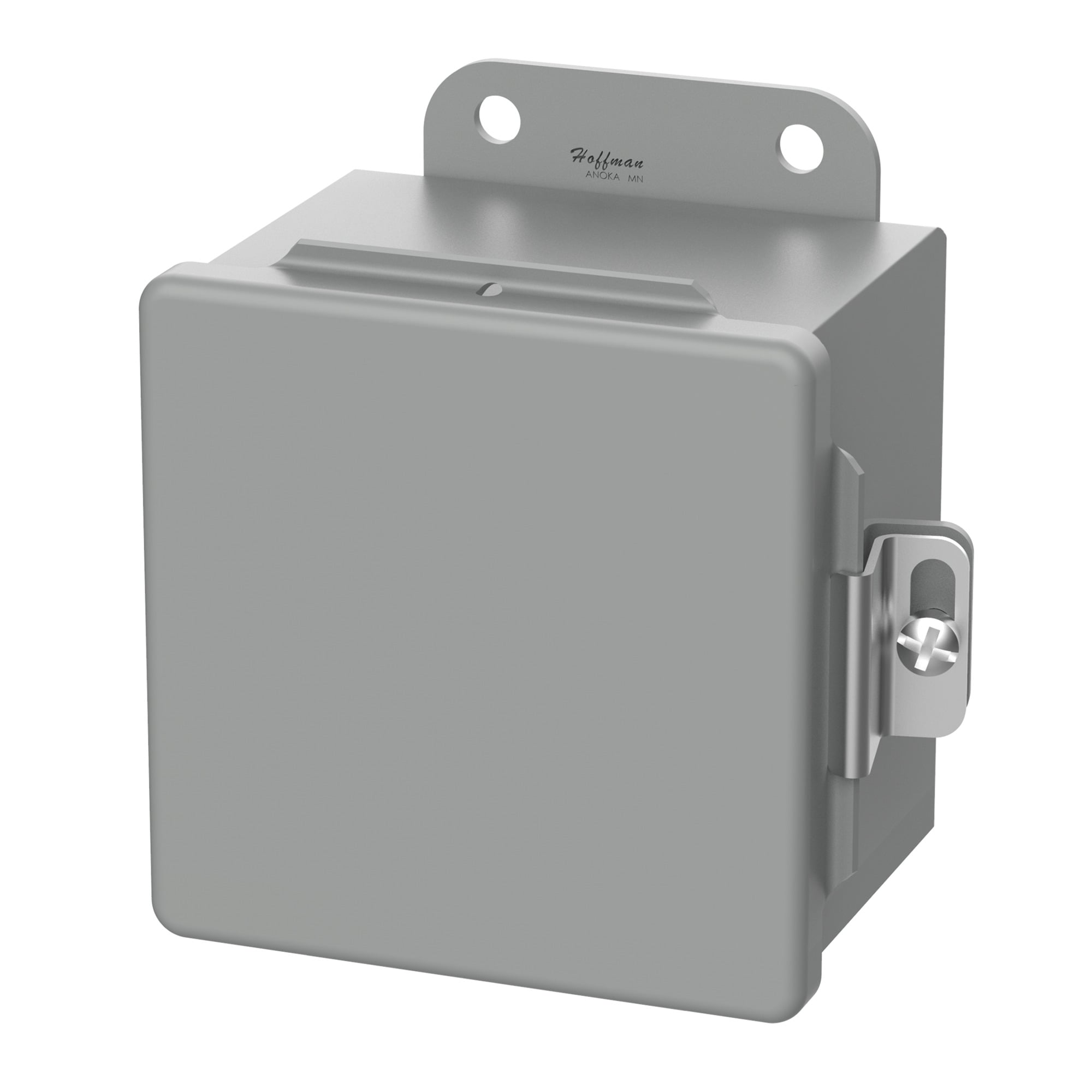 Continuous Hinge Enclosure Clamps CH Type 12, 6x6x4, Gray, Mild Steel