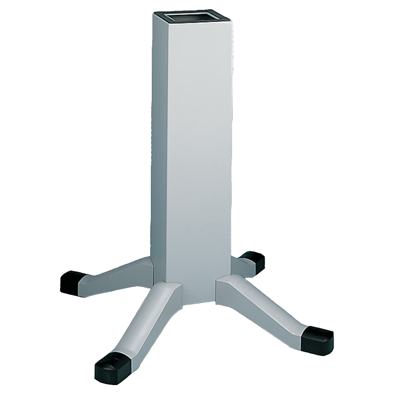 Pedestal with Legs, 36.00x8.00x8.00, Gray, Steel