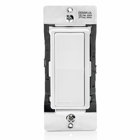 Decora Digital Dual Voltage Matching Switch Remote for Decora Digital Switches. For 3-way or up to 5 addfitional location applications. 120/277 VAC. With LED Locator. White face assembled on device, Ivory and Light Almond faces included.