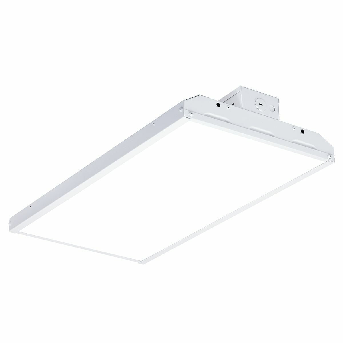CHB LED High Bay, Size Type: 2 ft, N/A, 80+ CRI, Light Output: 21949 lm, Lumen Output Category: Medium High Lumen, Driver type: 0-10V dimming, Lens Type: Frosted acrylic lens, 172.7 W, 120-277 V, Options: Fluorescent Replacement: 6-lamp HLT8, 4-lamp T5HO.