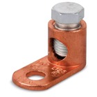 Type L - Copper Single Conductor, One-Hole Mount, Hex Head Screw, Conductor Range 4/0 Str - 500 kcmil, Length 3 Inches, Width 1-13/32 Inches, Height 1-15/32 Inches
