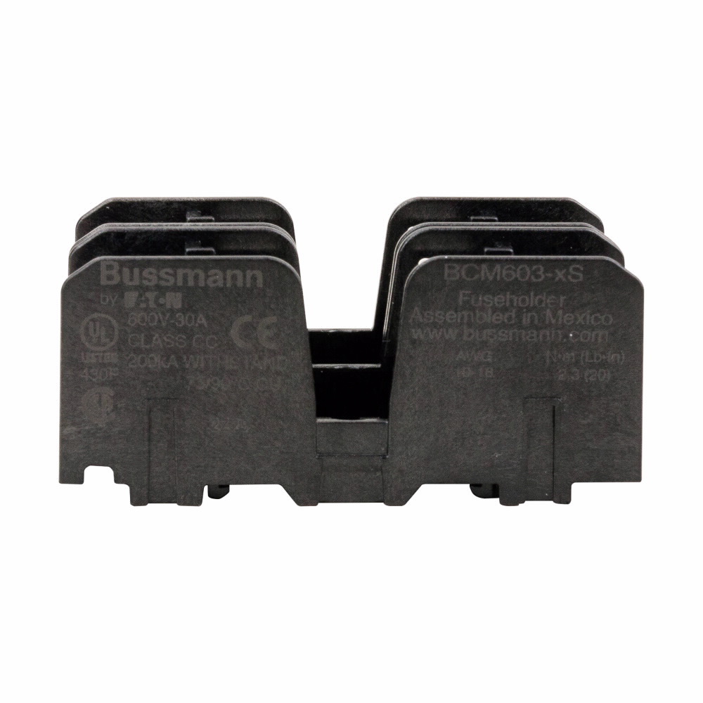 Eaton Bussmann series BCM modular fuse block, Modular fuse block, Screw, Two-pole
