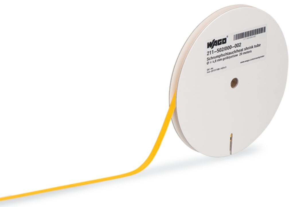 Shrink tube; for Smart Printer; Unshrunk diameter: 4.8 mm; yellow