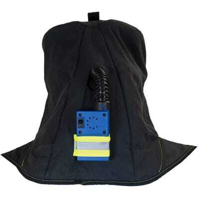 Eaton Bussmann series PPE set, arc flash hood ventilation system