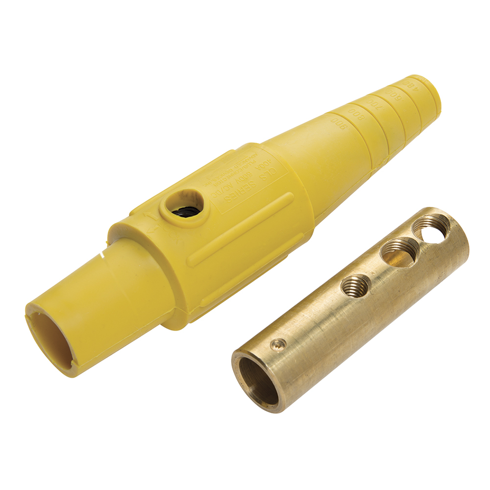 Female Plug #2/0-4/0 400A 600V Yellow