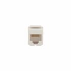 Modular Data Jack, White, 8-position, 8-conductor, 568A/B, Category 6 RJ45, Jack, 0 to 40C