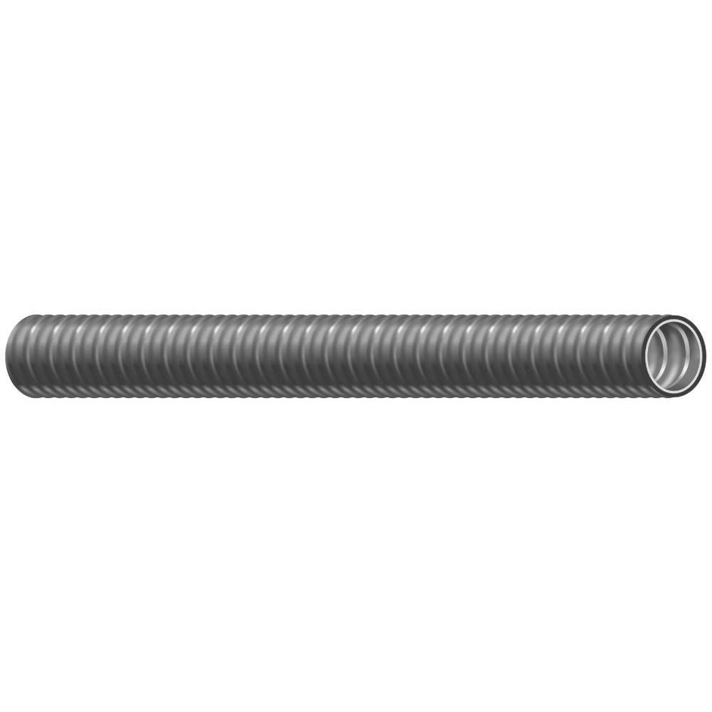 Ultratite Type NM is manufactured with rigid PVC reinforcement imbedded within a flexible PVC wall. The construction provides excellent impact and crush strength while remaining highly flexible. The conduit resists oils, mild acids and exposure to sunlight.