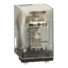 Plug in relay, Type KU, blade, 0.5 HP at 240 VAC, 10A resistive at 120 VAC, 11 blade, 3PDT, 3 NO, 3 NC, 120 VAC coil