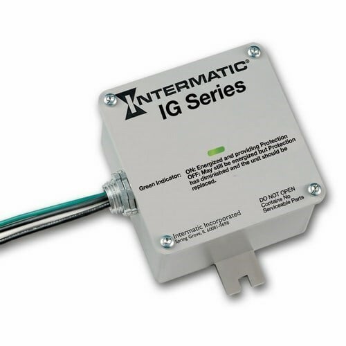The 120/240 VAC Single (Split) Phase, Residential Hardwired SPD, box packaging.   ANSI/UL1449 3rd Edition. The IG Series Surge Protective Devices are Designed for a Variety of Type 1 and Type 2 Applications, Type 1 Applications Include Outdoor Installations Before Service Entrances and Utility Meter Cabinets, Type 2 Applications Include Installations After Service Entrances