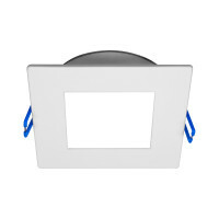 DLE6 Series 6 in. Square White Flat Panel LED Downlight in 3000K
