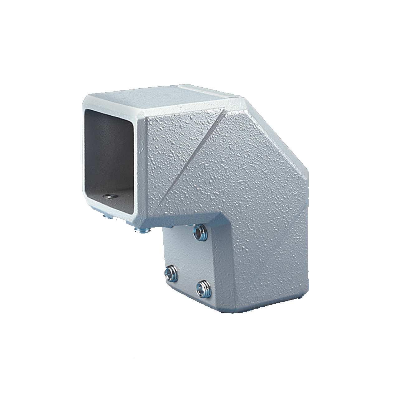 Compact Series 4 Elbow, fits 80x80mm, Lt Gray, Aluminum