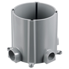 Concrete Floorboxes, Flush, Round PVC Box, 3.00" Minimum Depth of Pour