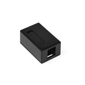 QuickPort Surface Mount Housing, 1-Port, Black