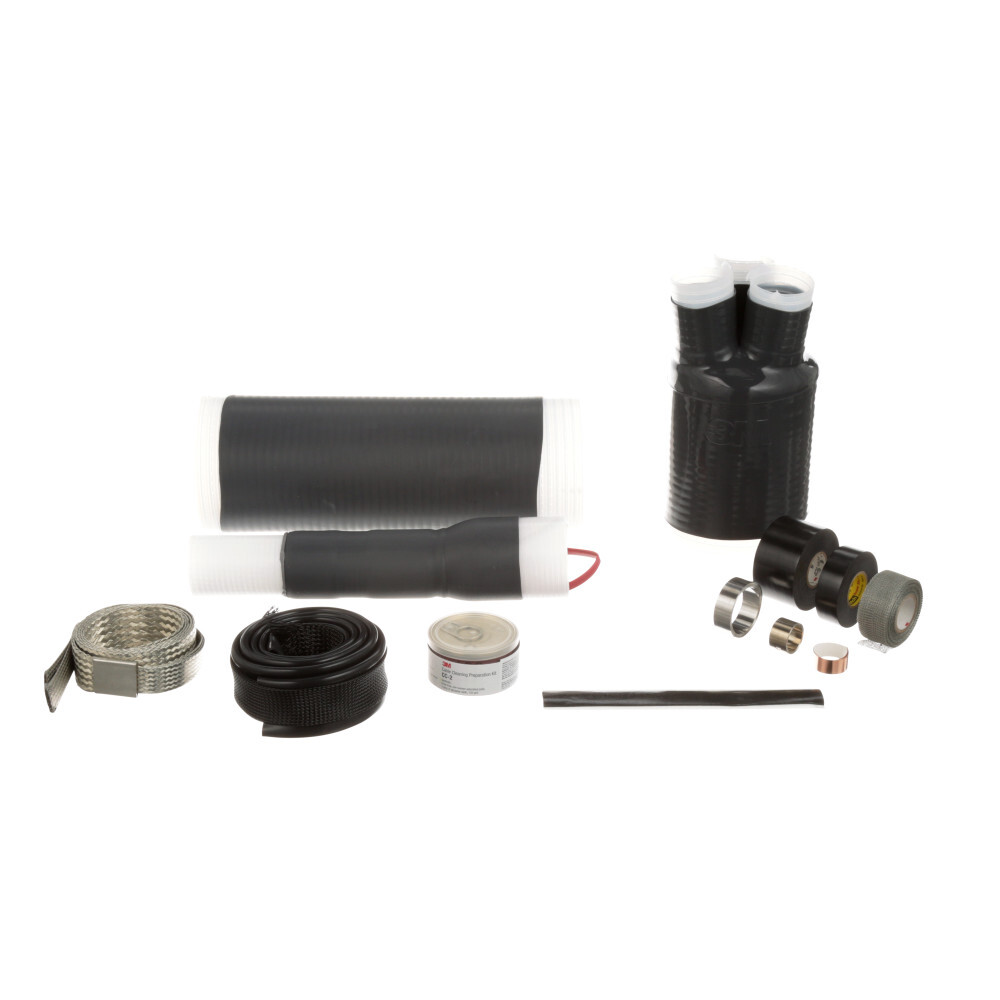 3M(TM) Cold Shrink QT-III, 3 Conductor Termination Kit 7624-T-95-3G, 0.92-1.18 in Cable Insulation O.D., 8.7 kV