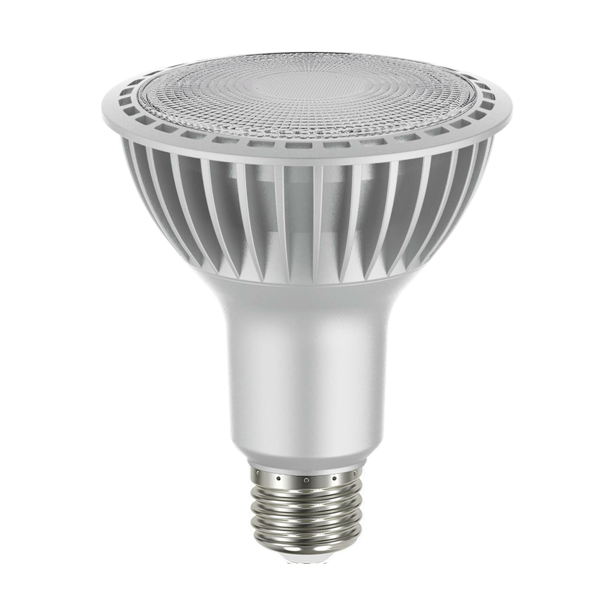 20.5 Watt PAR30 High Lumen LED - Long Neck - 4000K - Medium Base - 120 Volts