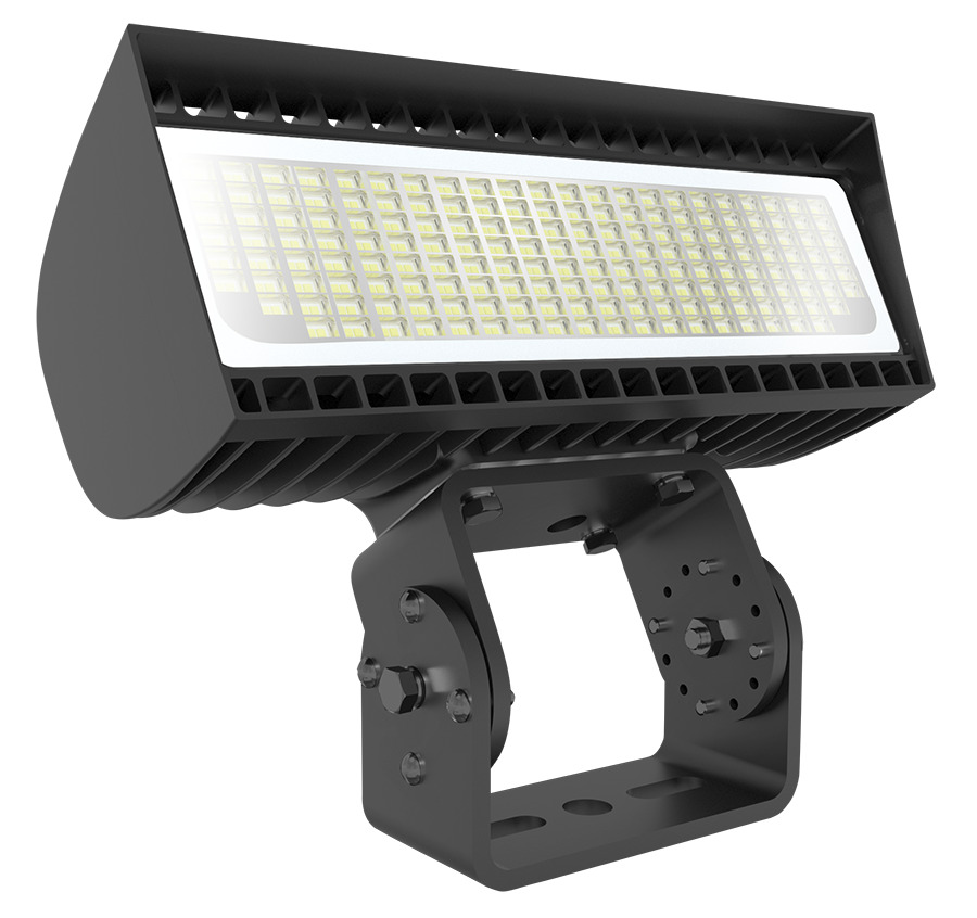 Floodlights 10206-22010 Lumens Flexflood- Small Field Adjustable Power/Cct 69-97-132-168W Trunnion Mount 5000K/4000K 120V-277V 7 Pin Receptacle Bronze