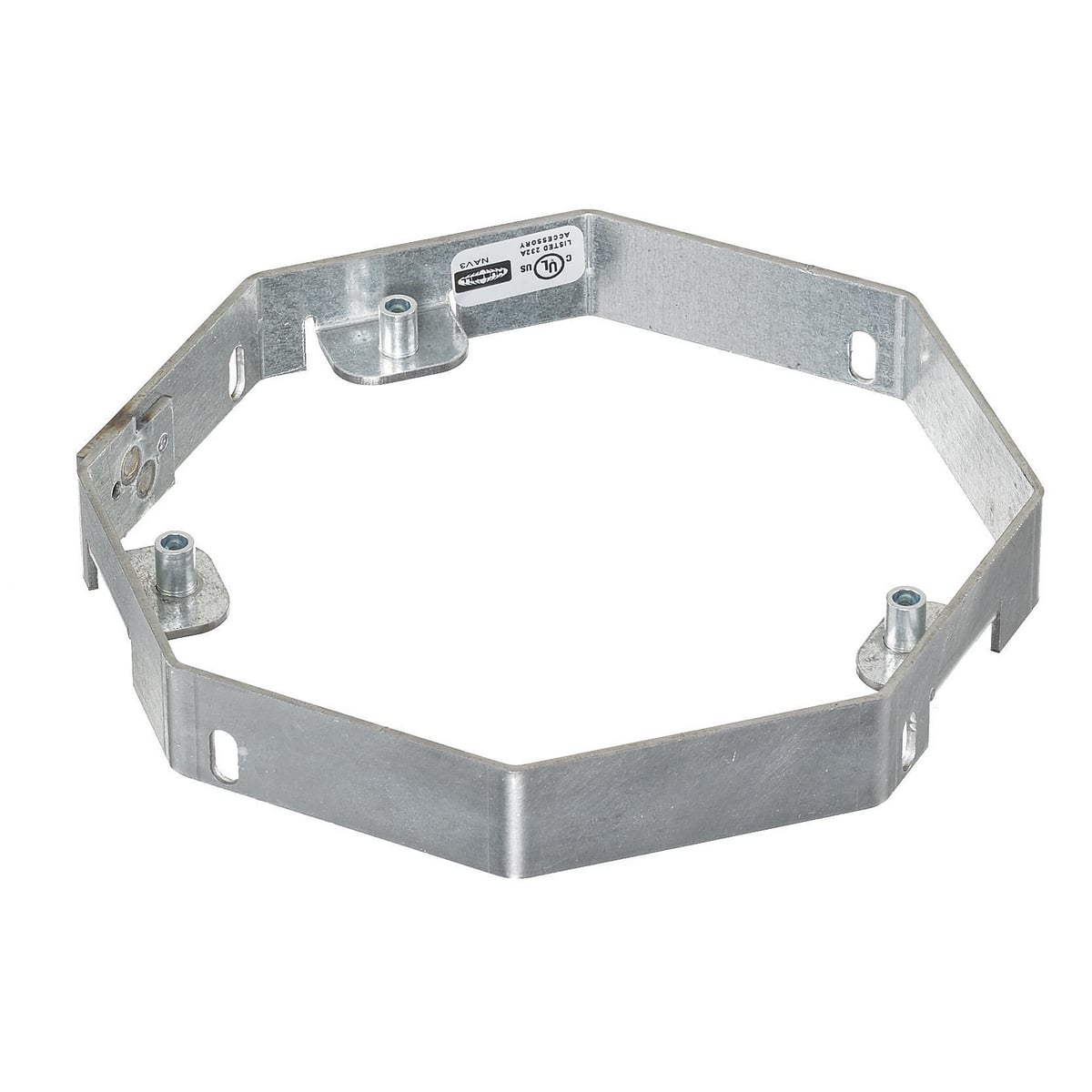 Concrete Floorboxes, Recessed, 6-Gang CFB Series Box for Round Covers, 1/4"- 1/6" Stackable Rings, Post Pour Installation