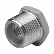 Eaton Crouse-Hinds series reducing bushing, Rigid/IMC, End 1: 1-1/2" NPT, End 2: 3/4" NPT, Stainless steel