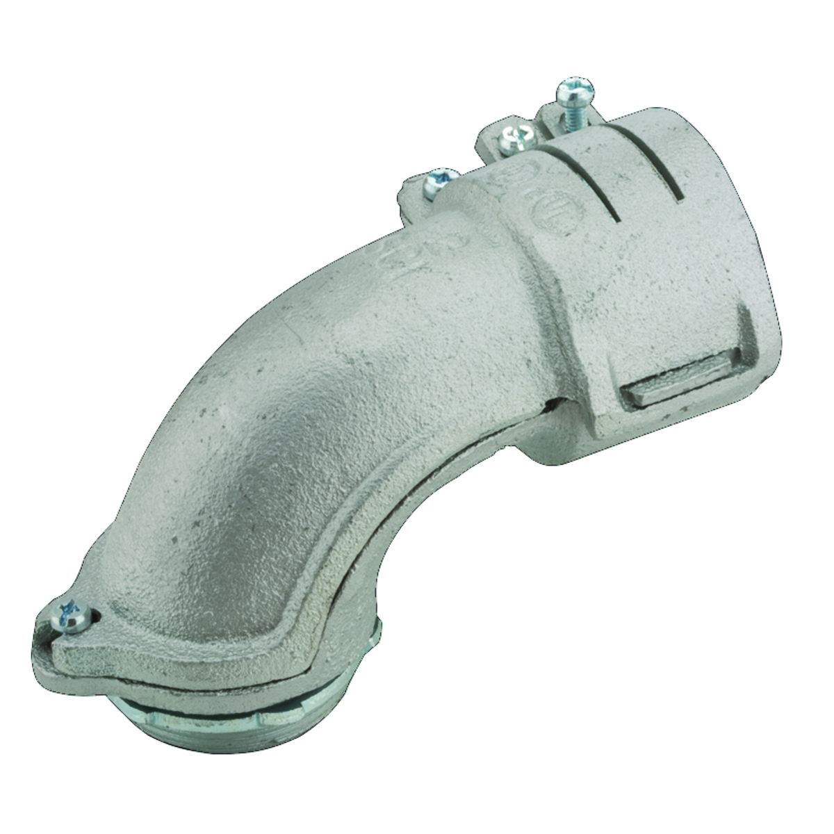 90 Degrees Squeeze Uninsulated Connectors Malleable Iron, 2-1/2 In.Trade Size