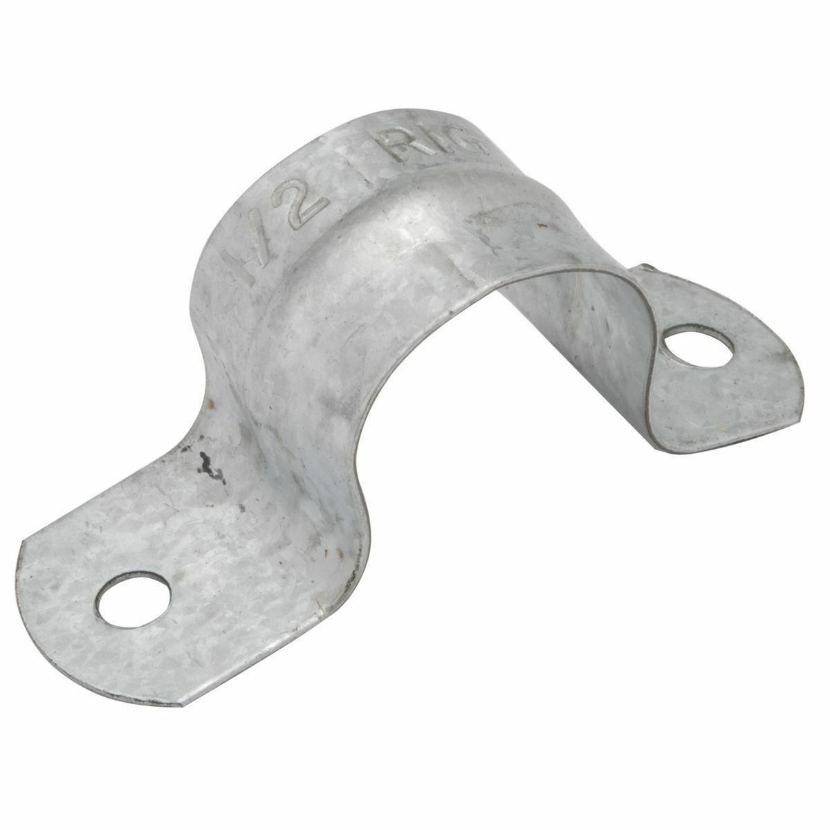 Two Hole Straps Stamped Steel, 1-1/4 In. Trade Size RGD/IMC/FLEX 2-HOLE1-1/4 IN
