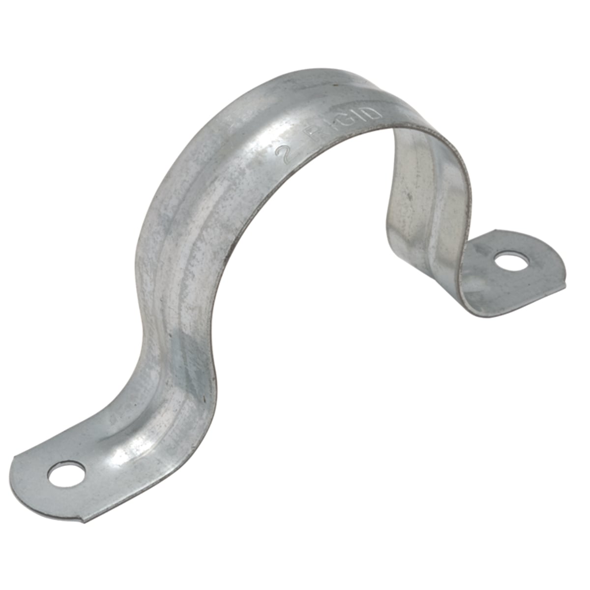 Two Hole Straps Stamped Steel, 3-1/2 In. Trade Size