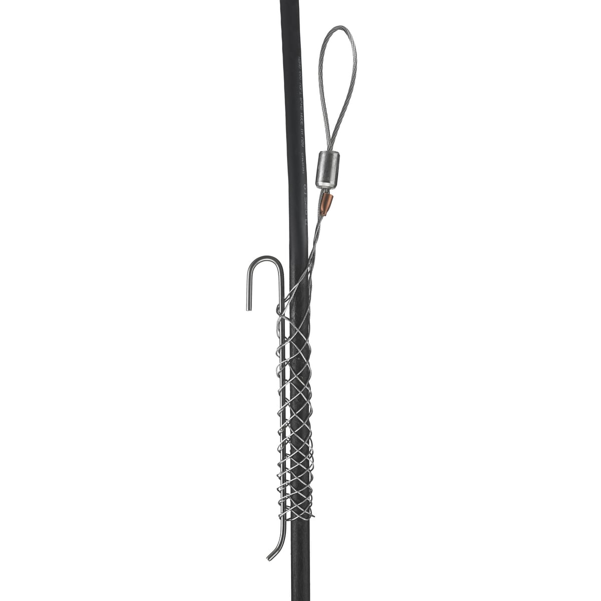 Kellems Wire Management, Fiber Optic Pulling Grips, Slack, .62-.74", Rod Closing