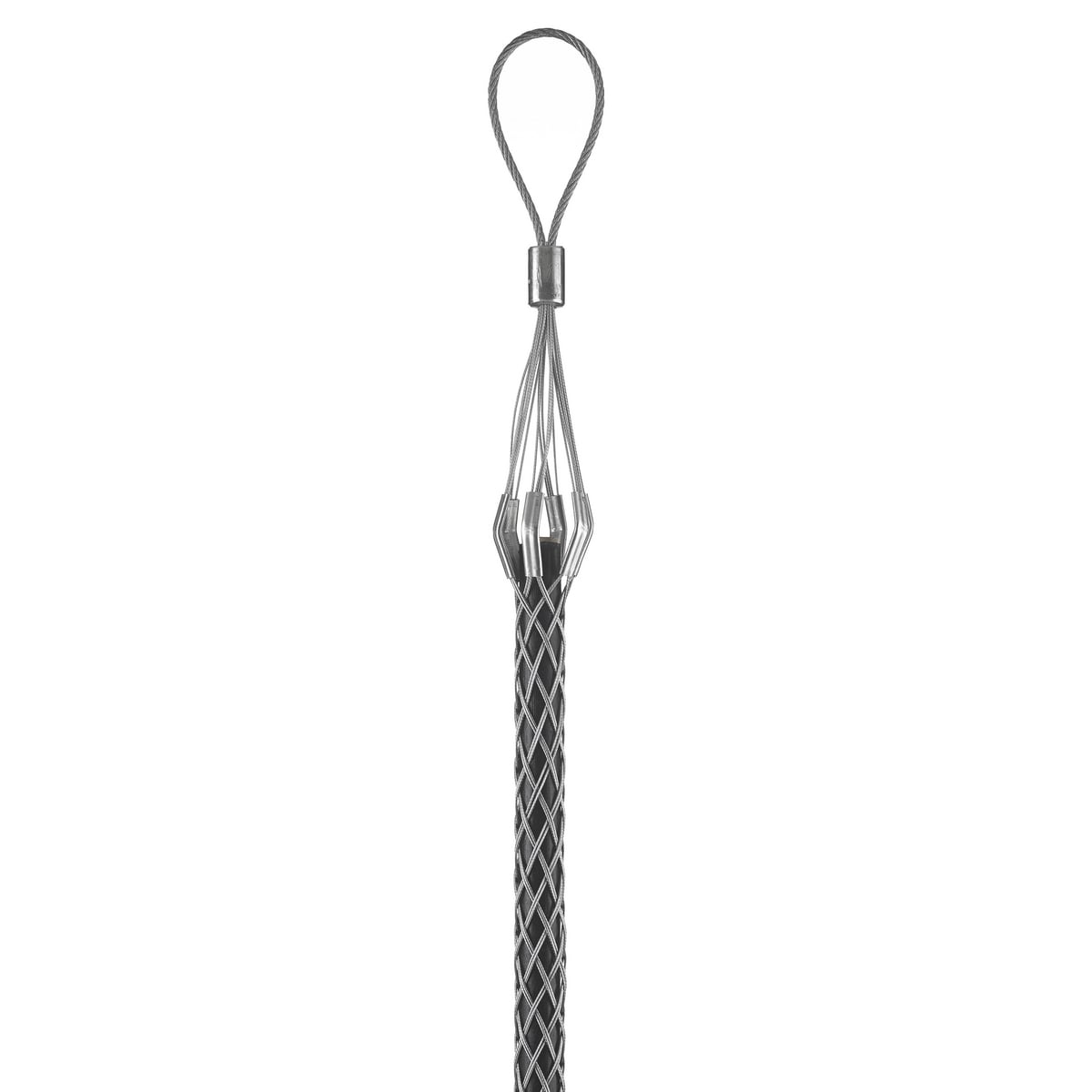 Kellems Wire Management, Fiber Optic Pulling Grips, Flexible Eye , .10-.22", Low Profile
