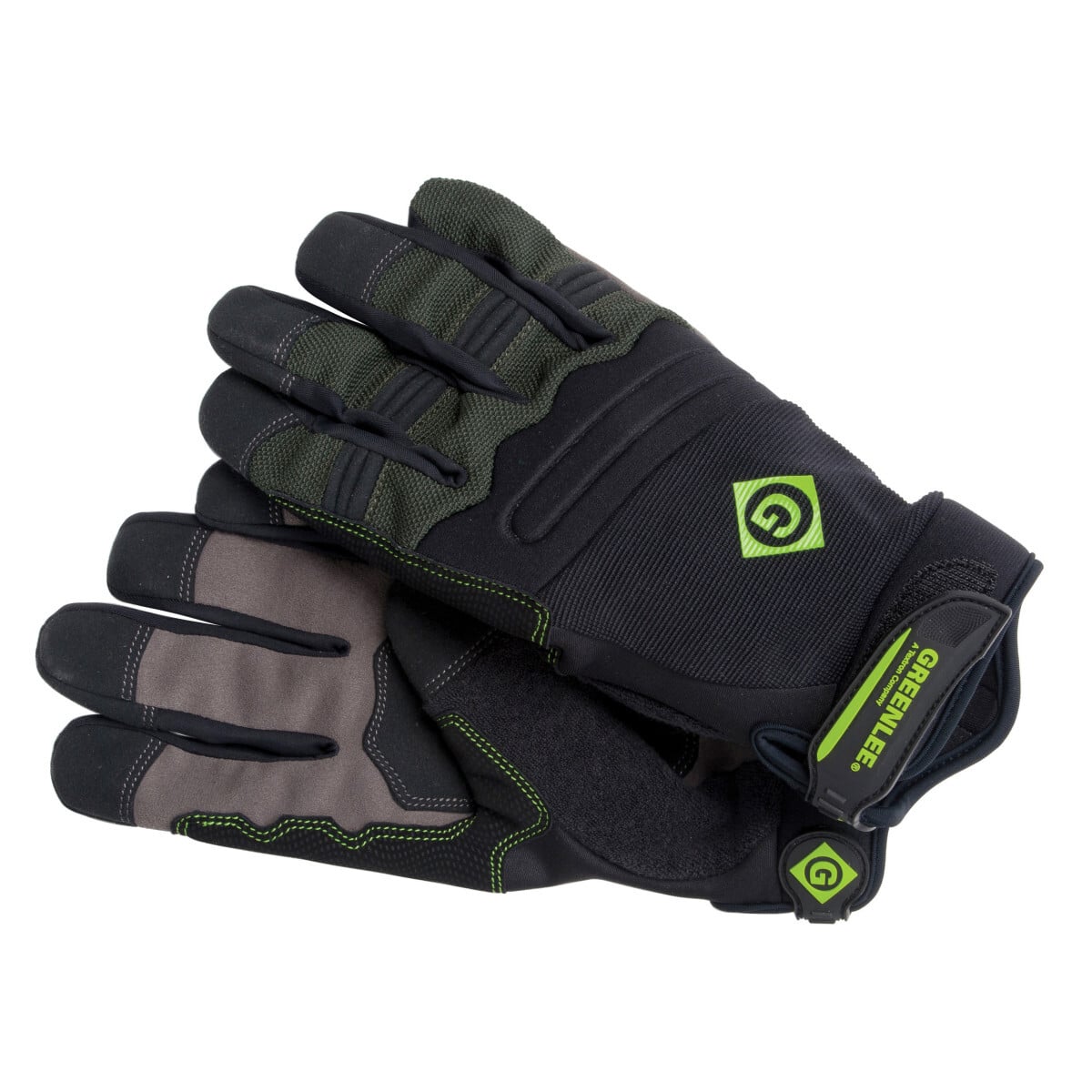 Our new gloves are made from premium materials and are designed to offer an optimal combination of dexterity, comfort and protection.     All of our new gloves include the following features: State-of-the-art moisture management fabric that wicks away sweat to keep hands dry.     High-density foam padding to absorb impact and vibration.     Double-stitched wear pads on the fingers and palms for durability.     Reinforced pull tabs make it easier to put on the gloveswhile prolonging seam life.     Stretch panels for increased dexterity and comfort.     Molded hook and loop strap adjusts comfortably to the wrists and keeps debris out.     Tradesman - form-fitting, high dexterity work gloves ideally suited for the job site.     Spandex back has corrugated padded knuckles and fingers for extra protection and flexibility.     Terry cloth thumb with flex-weave insert for brow wiping.     Full neoprene cuff with extended underside for added protection and a textured tab for pulling on the gloves.