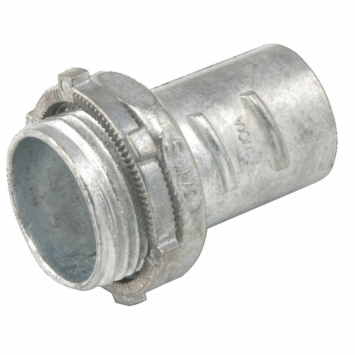 Screw-In Connectors Die Cast Zinc, 1/2 In. Trade Size