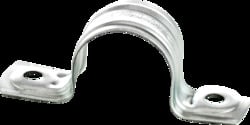 Two Hole Strap, Fits 1/2" EMT Conduit & SER Cable #4, Pre-Galvanized