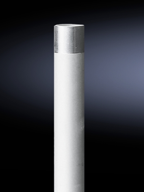 Mounting components, for conduit mounting, Single conduit, 400 mm long, color: Aluminium